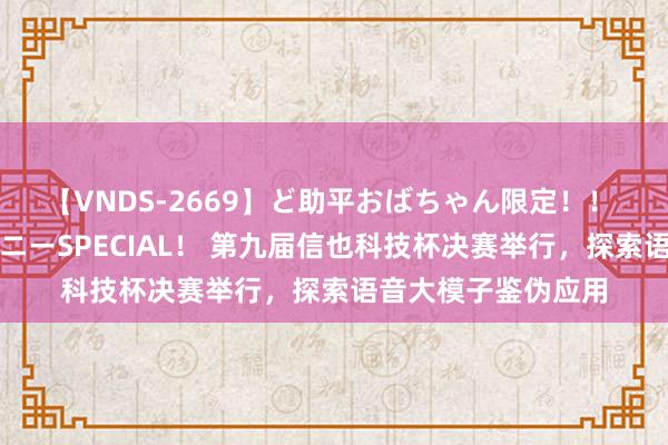 【VNDS-2669】ど助平おばちゃん限定！！ 絶頂ディルドオナニーSPECIAL！ 第九届信也科技杯决赛举行，探索语音大模子鉴伪应用