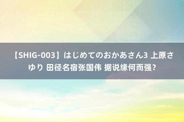 【SHIG-003】はじめてのおかあさん3 上原さゆり 田径名宿张国伟 据说缘何而强？