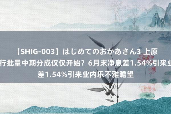 【SHIG-003】はじめてのおかあさん3 上原さゆり 上市银行批量中期分成仅仅开始？6月末净息差1.54%引来业内乐不雅瞻望