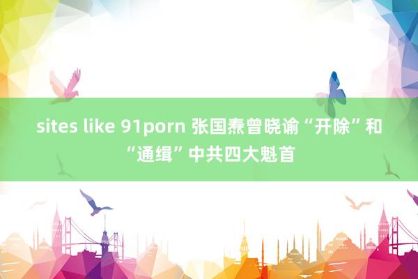 sites like 91porn 张国焘曾晓谕“开除”和“通缉”中共四大魁首